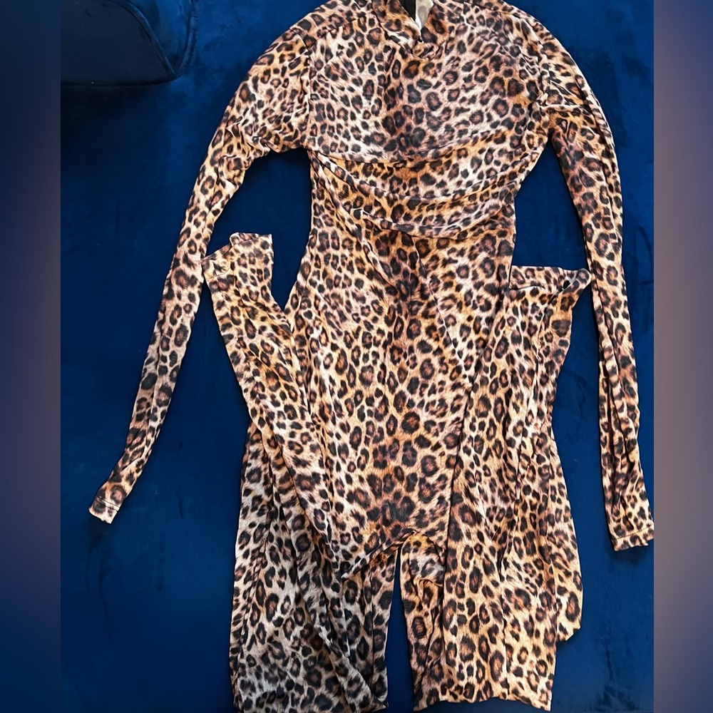Sheer Cheetah Jumpsuit